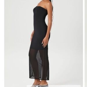 FOREVER 21 Mesh Body-con Tube Maxi Dress— NWOT